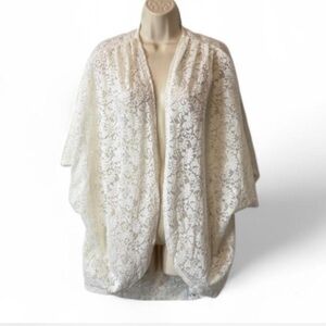 Ivory Lace Kimono